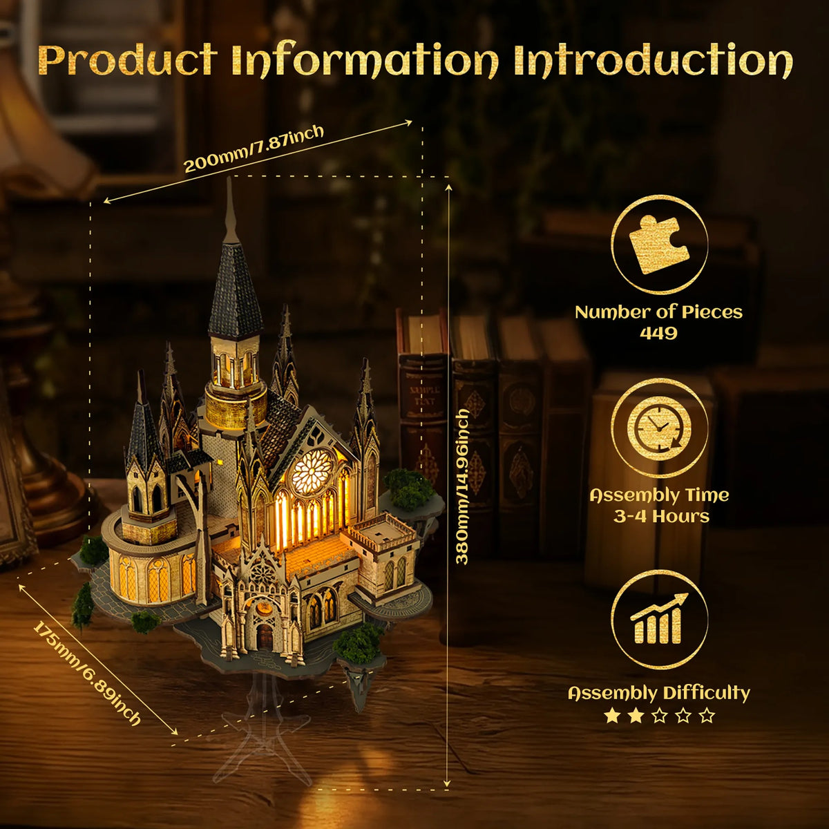 Glen Sky Citadel DIY Miniature House Kit