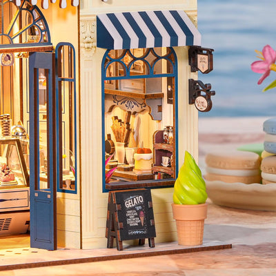 Gelateria Bella Vista DIY Miniature House Kit