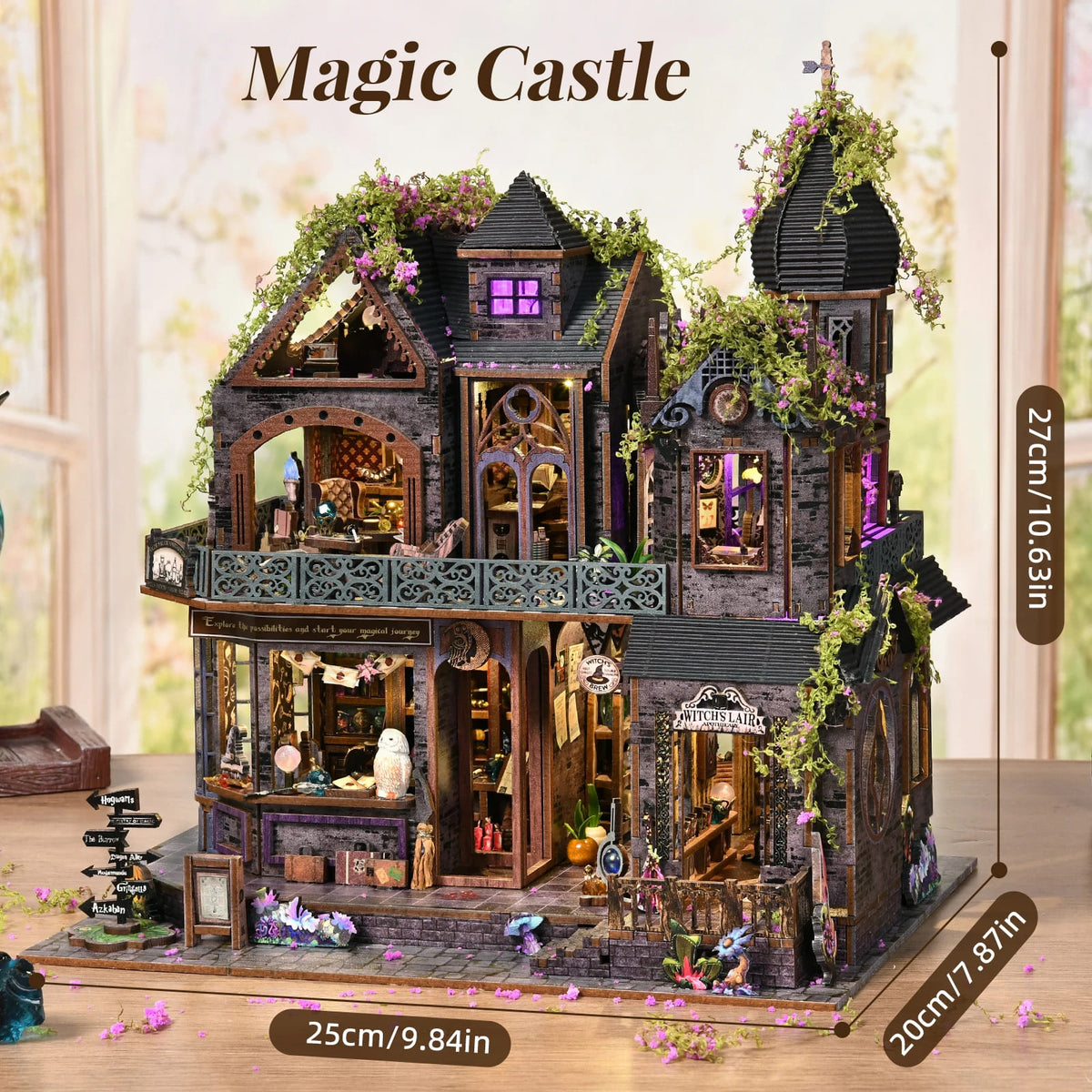 Magic Castle DIY Miniature House Kit