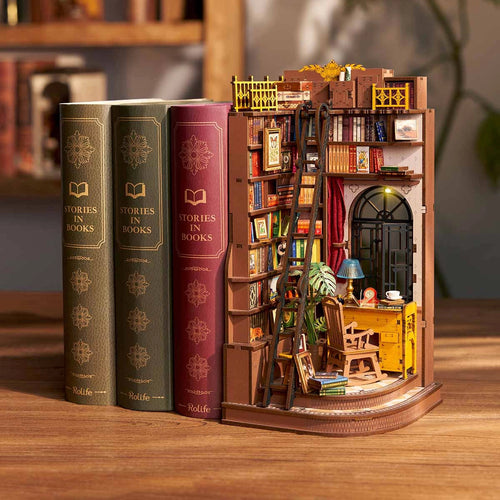 Silent Corner Study DIY Book Nook Kit