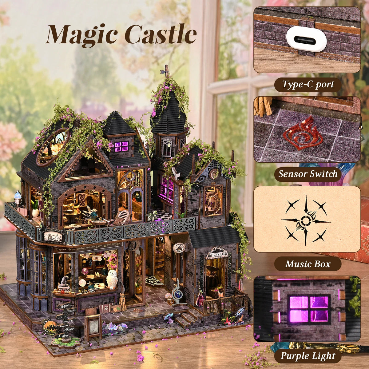 Magic Castle DIY Miniature House Kit