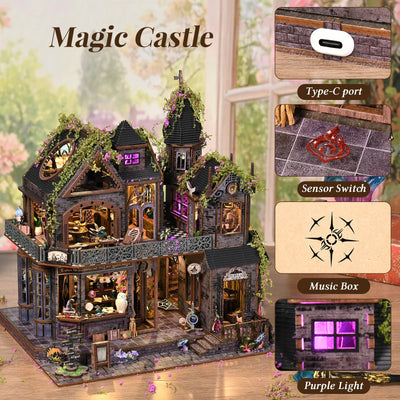 Magic Castle DIY Miniature House Kit