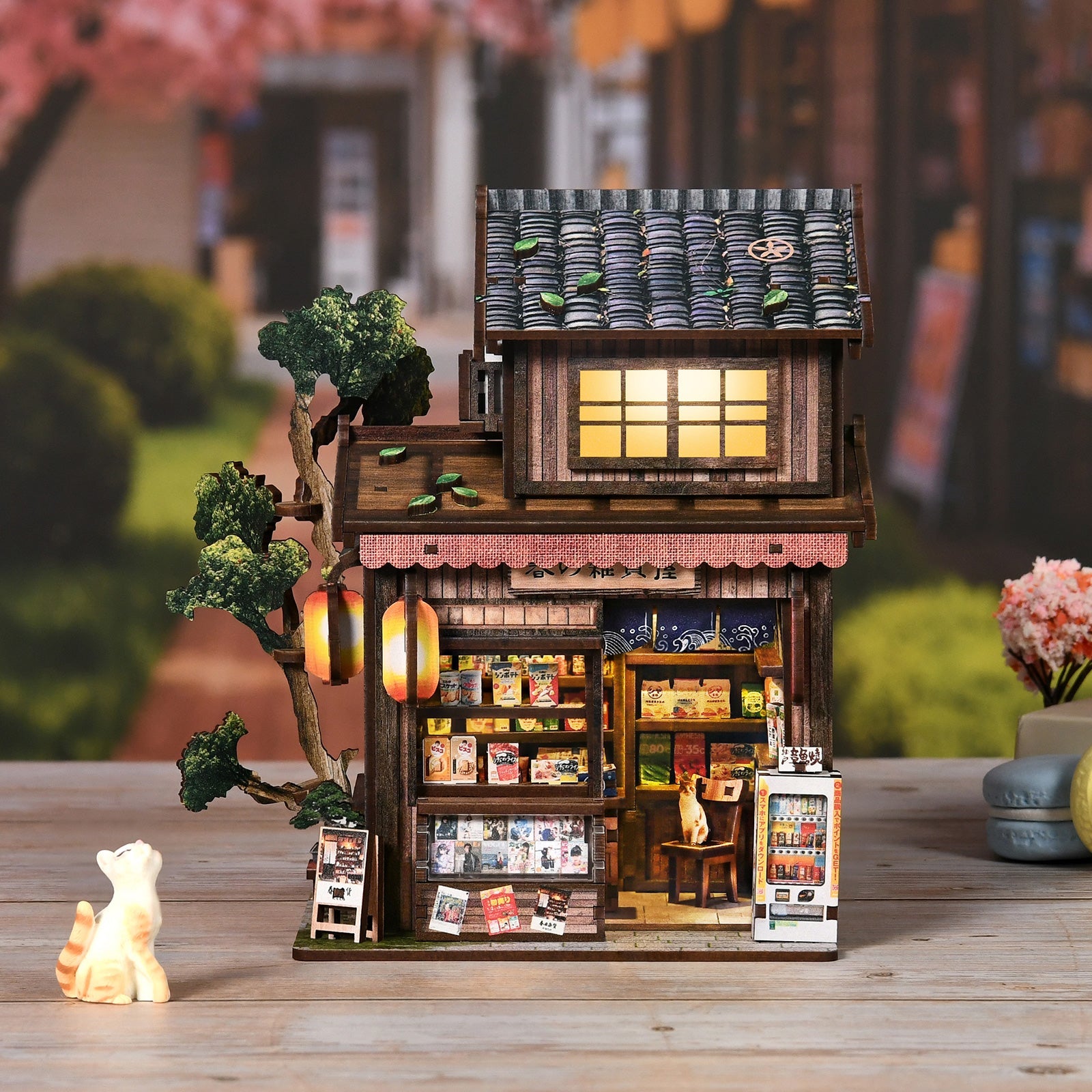 Kasuga Grocery Store DIY Book Nook Kit