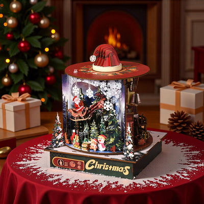 Christmas Trioz Rotating DIY Book Nook Kit