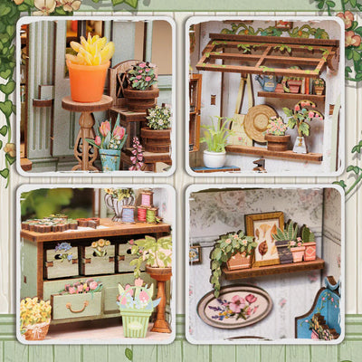 Champs-Élysées Florist DIY Miniature House Kit