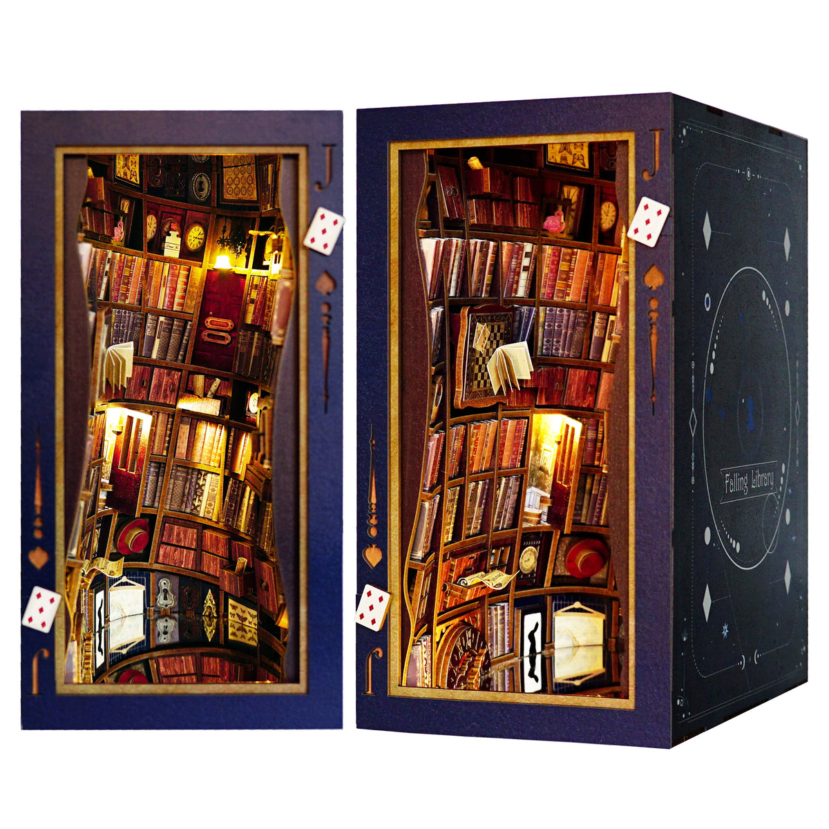 Falling Library DIY Book Nook Kit