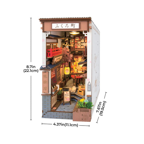 Sakura Wine Alley DIY Book Nook Kit