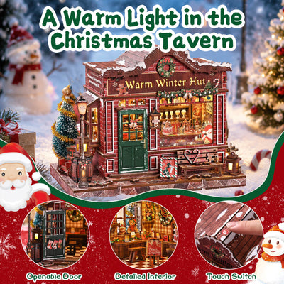 Warm Winter Hut DIY Book Nook Kit