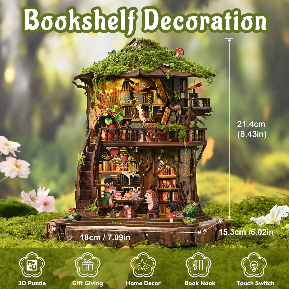 Forest Tea Book Club DIY Book Nook Kit