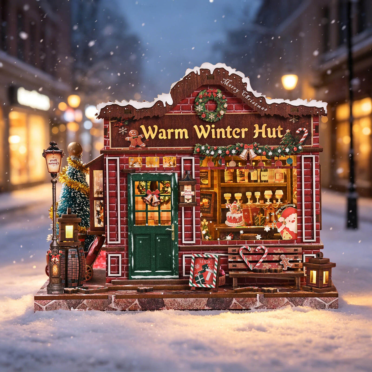 Warm Winter Hut DIY Book Nook Kit