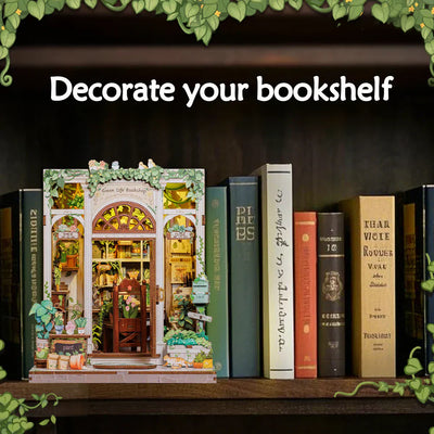 Green Life Bookshop DIY Miniature House Kit