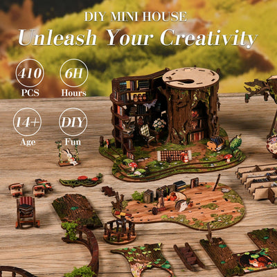 Forest Tea Book Club DIY Book Nook Kit