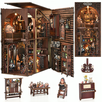 Dwarf House DIY Book Nook Kit