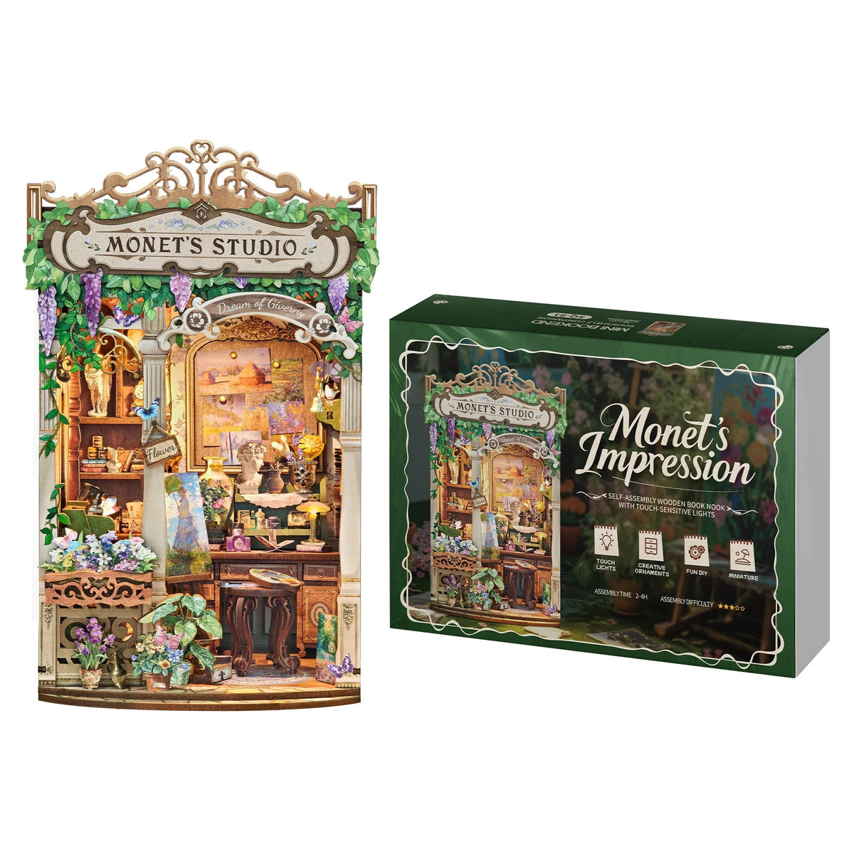 Monet's Impression DIY Book Nook Kit