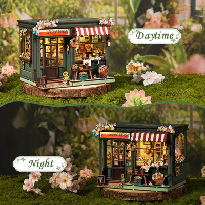 Aura Verde Flower Room DIY Book Nook Kit