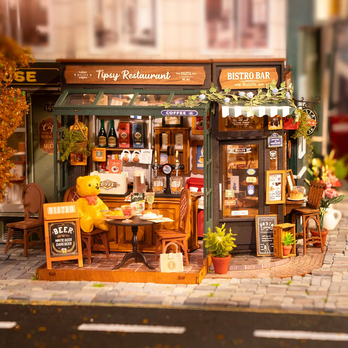 Tipsy Restaurant DIY Miniature House Kit