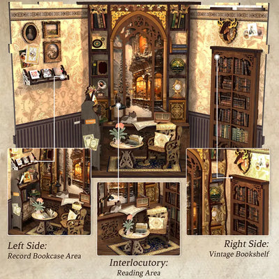 Mini Bookshop DIY Book Nook Kit