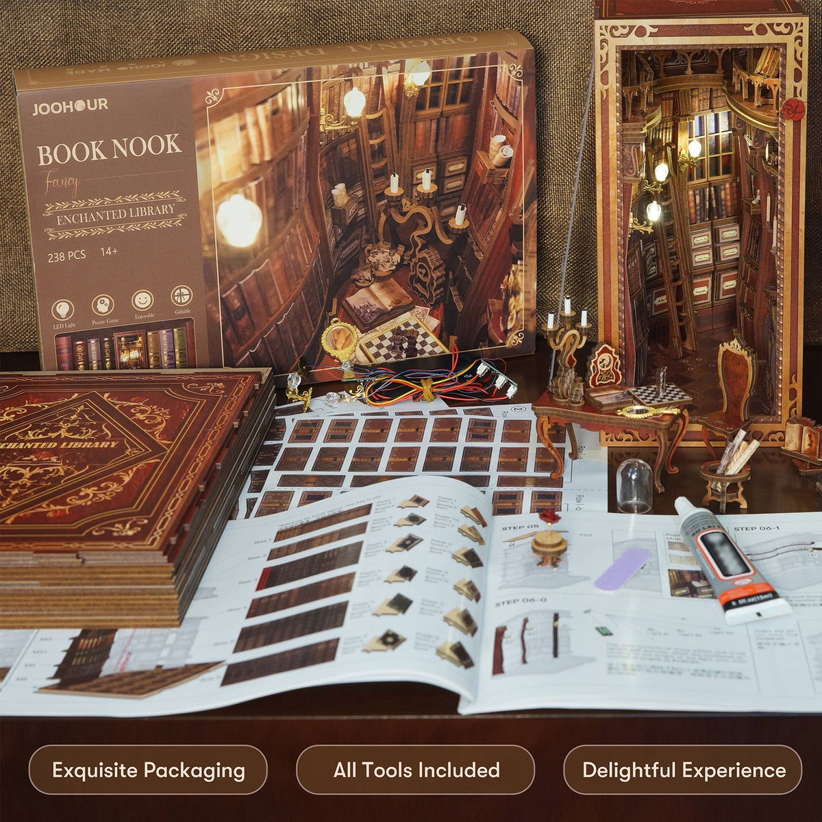 Enchanted Library DIY Book Nook Kit