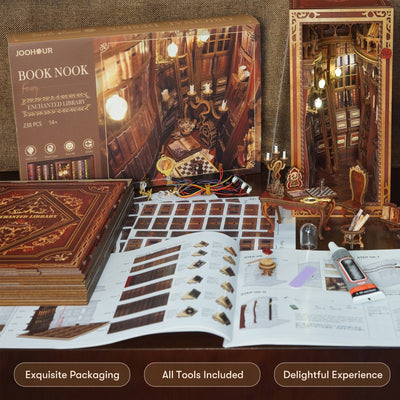 Enchanted Library DIY Book Nook Kit