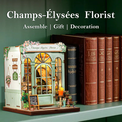 Champs-Élysées Florist DIY Miniature House Kit