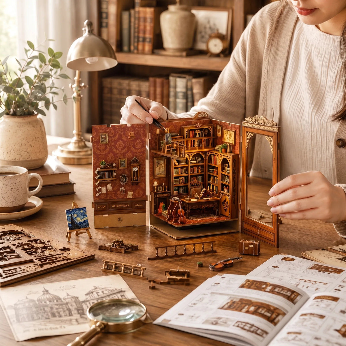 Time Book House DIY Book Nook Kit