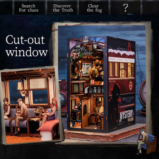 Train Mystery DIY Book Nook Kit