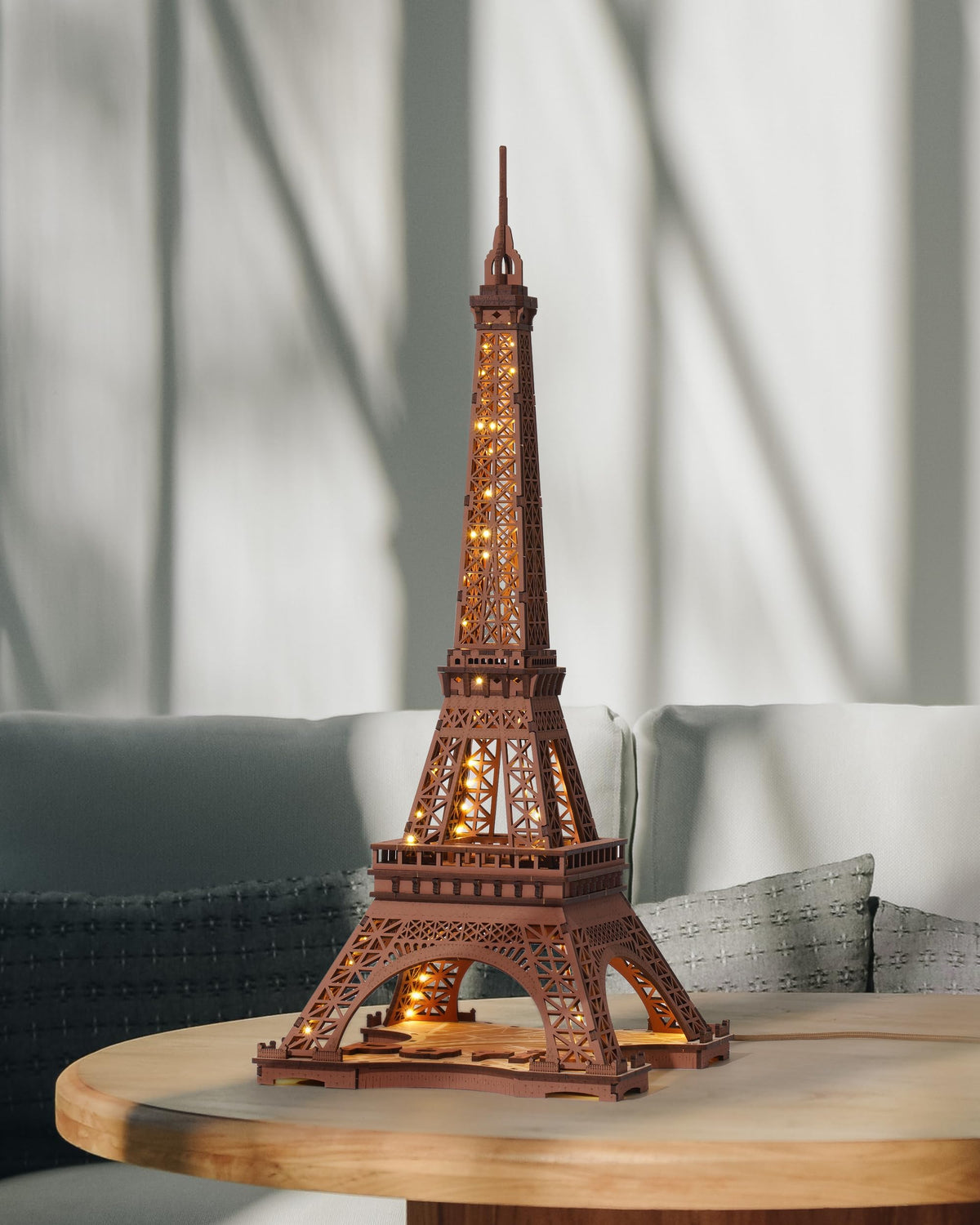 Night of the Eiffel Tower 3D Wooden Puzzle