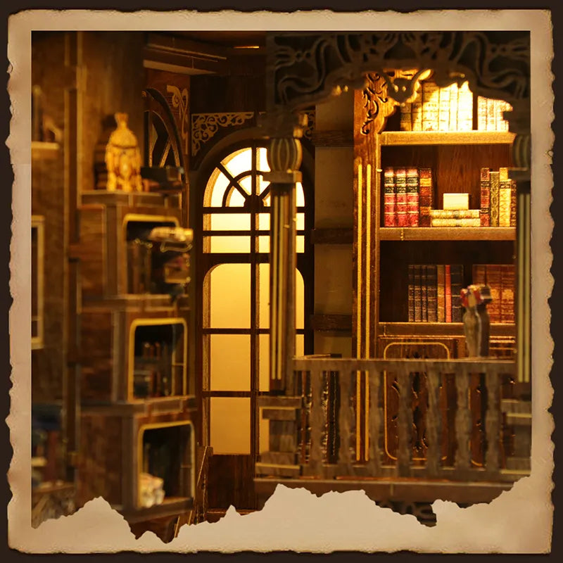 Ancient Book Collection Room DIY Book Nook Kit