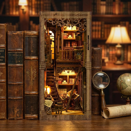 Ancient Book Collection Room DIY Book Nook Kit