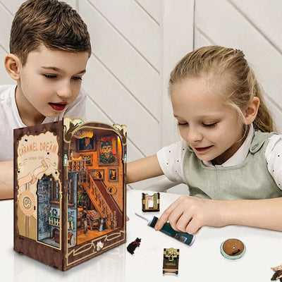 Caramel Dreams Cat Café DIY Book Nook Kit