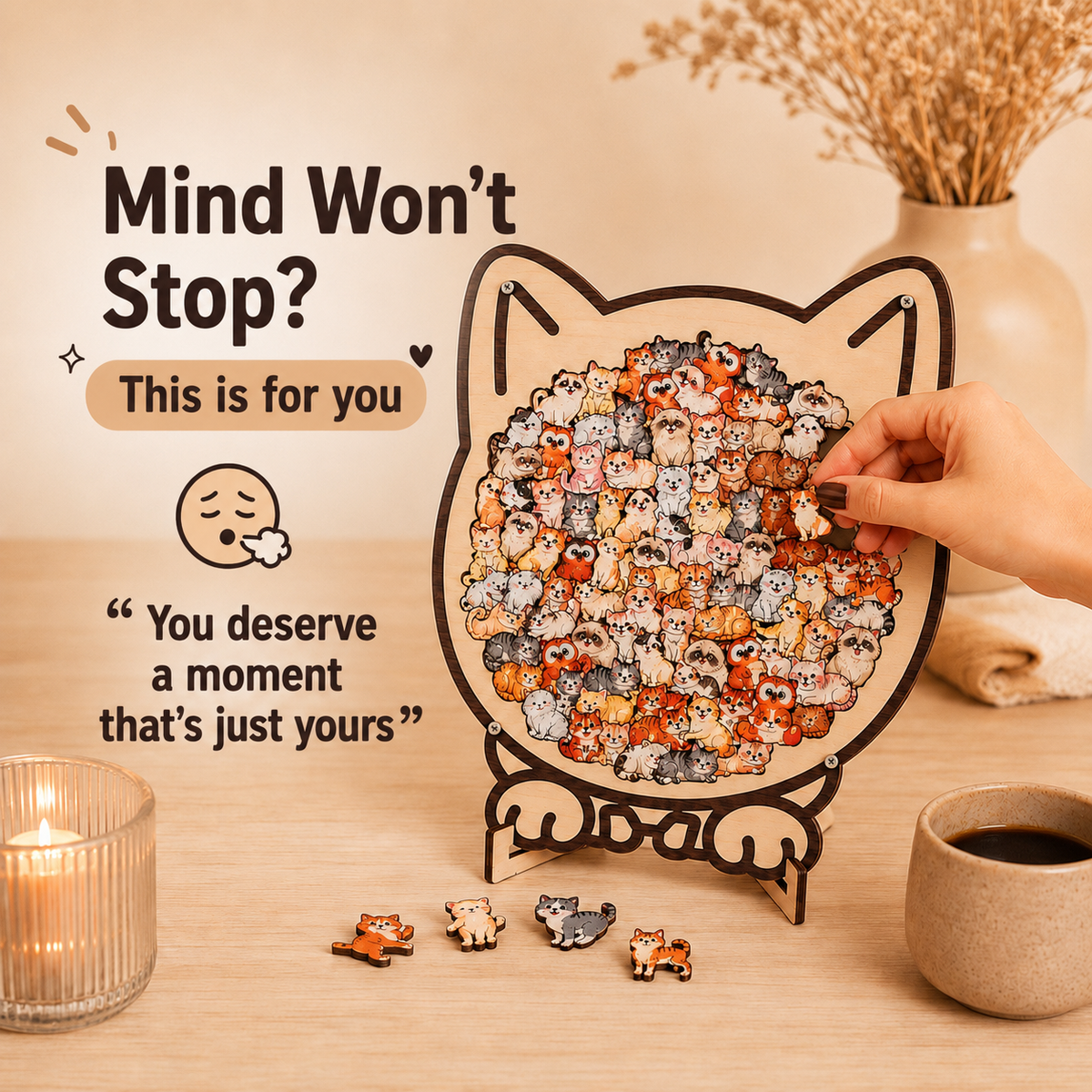 Cute Animal Wooden Puzzle