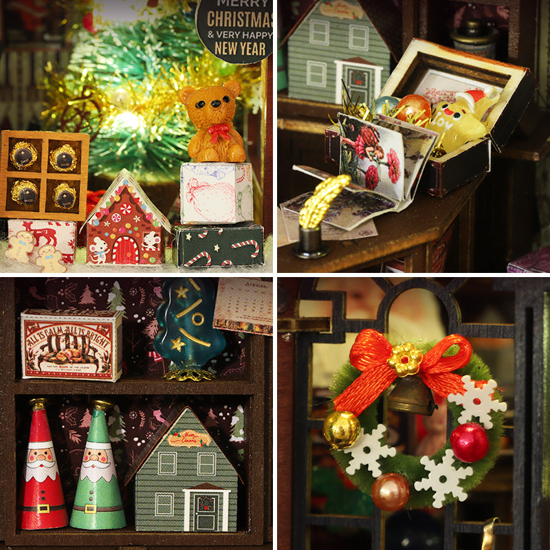 Christmas Gift Shop DIY Miniature House Kit
