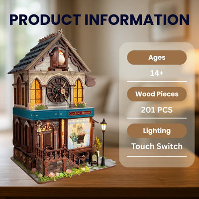 Cuckoo Clock DIY Miniature House Kit