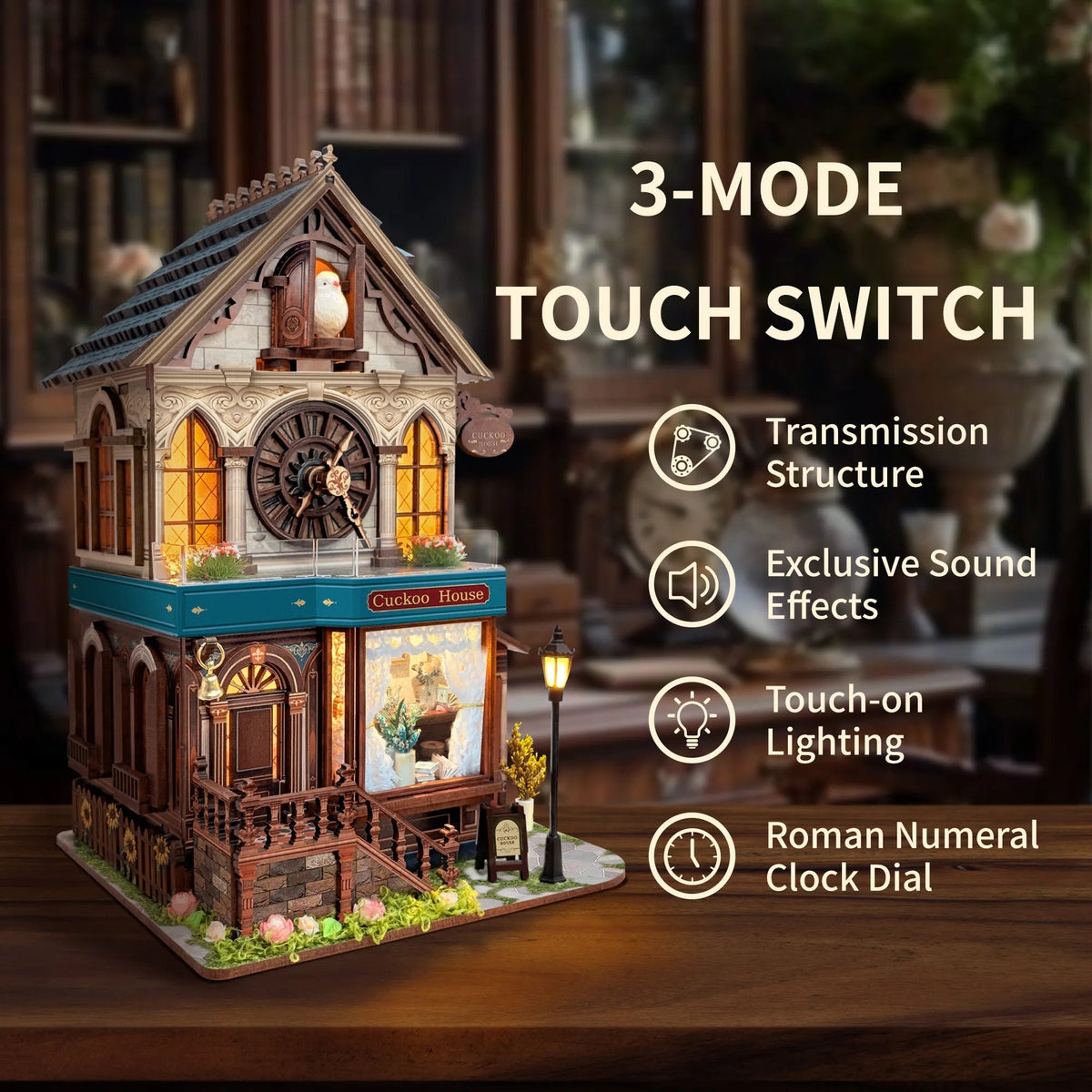 Cuckoo Clock DIY Miniature House Kit
