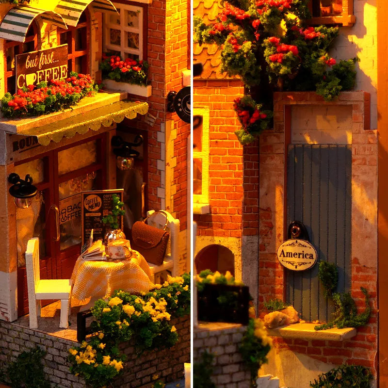 Bruges Ancient City DIY Book Nook Kit
