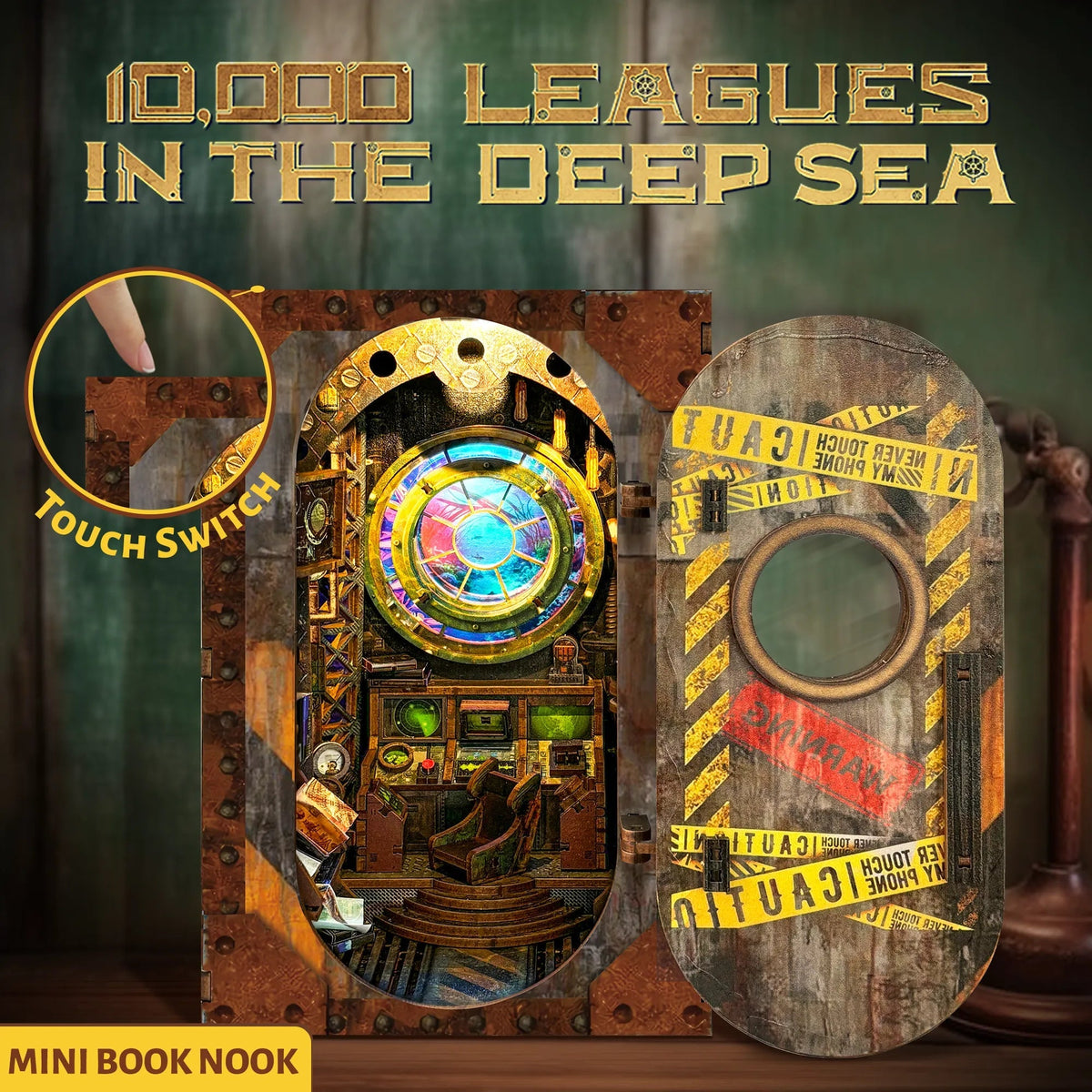 Deep Sea Submarine DIY Book Nook Kit