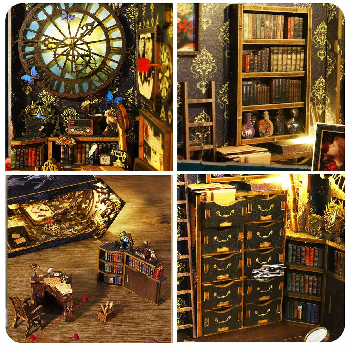 Detective Agency DIY Book Nook Kit