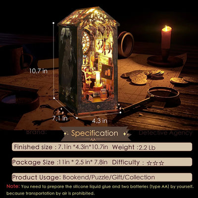 Detective Agency DIY Book Nook Kit