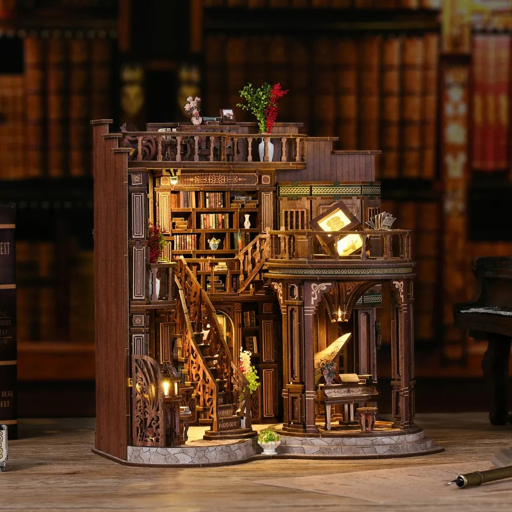Dreamy Book Hall DIY Miniature House Kit