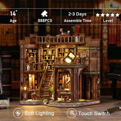 Dreamy Book Hall DIY Miniature House Kit