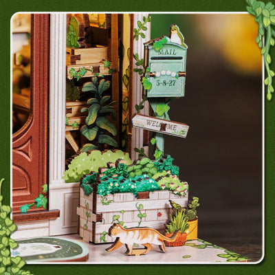 Green Life Bookshop DIY Miniature House Kit