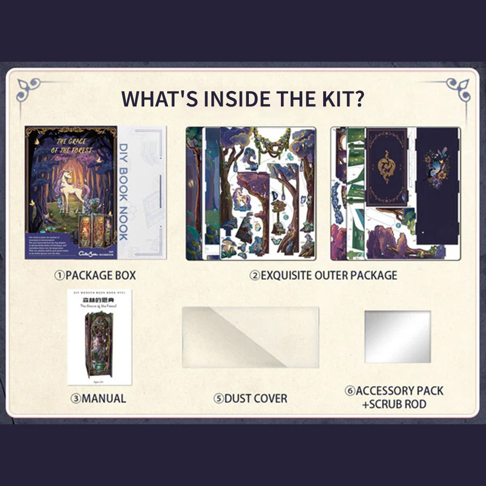 The Grace of the Forest DIY Book Nook Kit