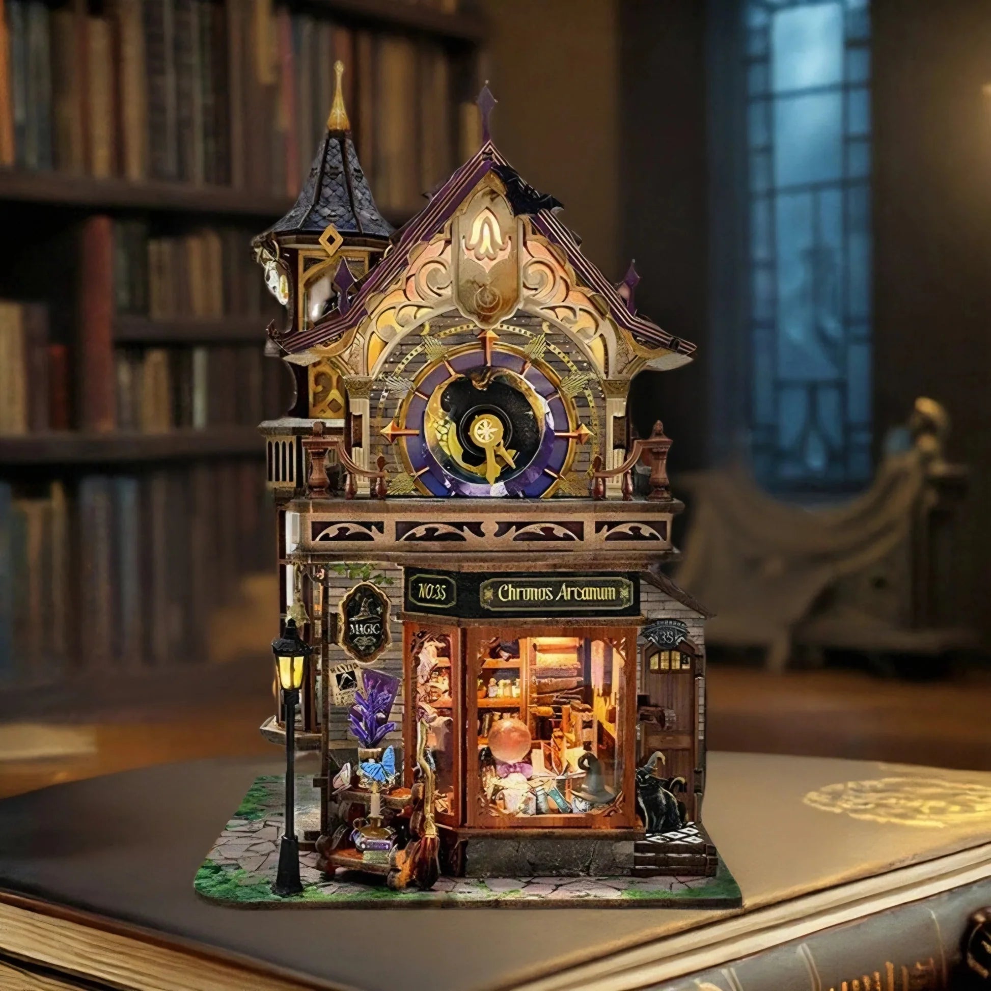 Magic Moon Tower DIY Miniature House Kit