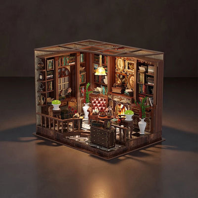 Left Bank Study Room DIY Miniature House Kit