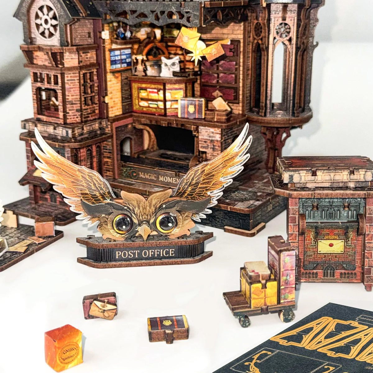 Owl Post Office DIY Miniature House Kit