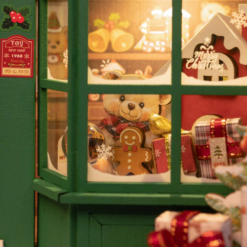 Santa's Toy Shop DIY Book Nook Kit
