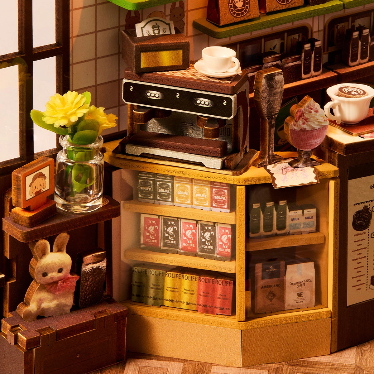 Holiday Cafe DIY Book Nook Kit