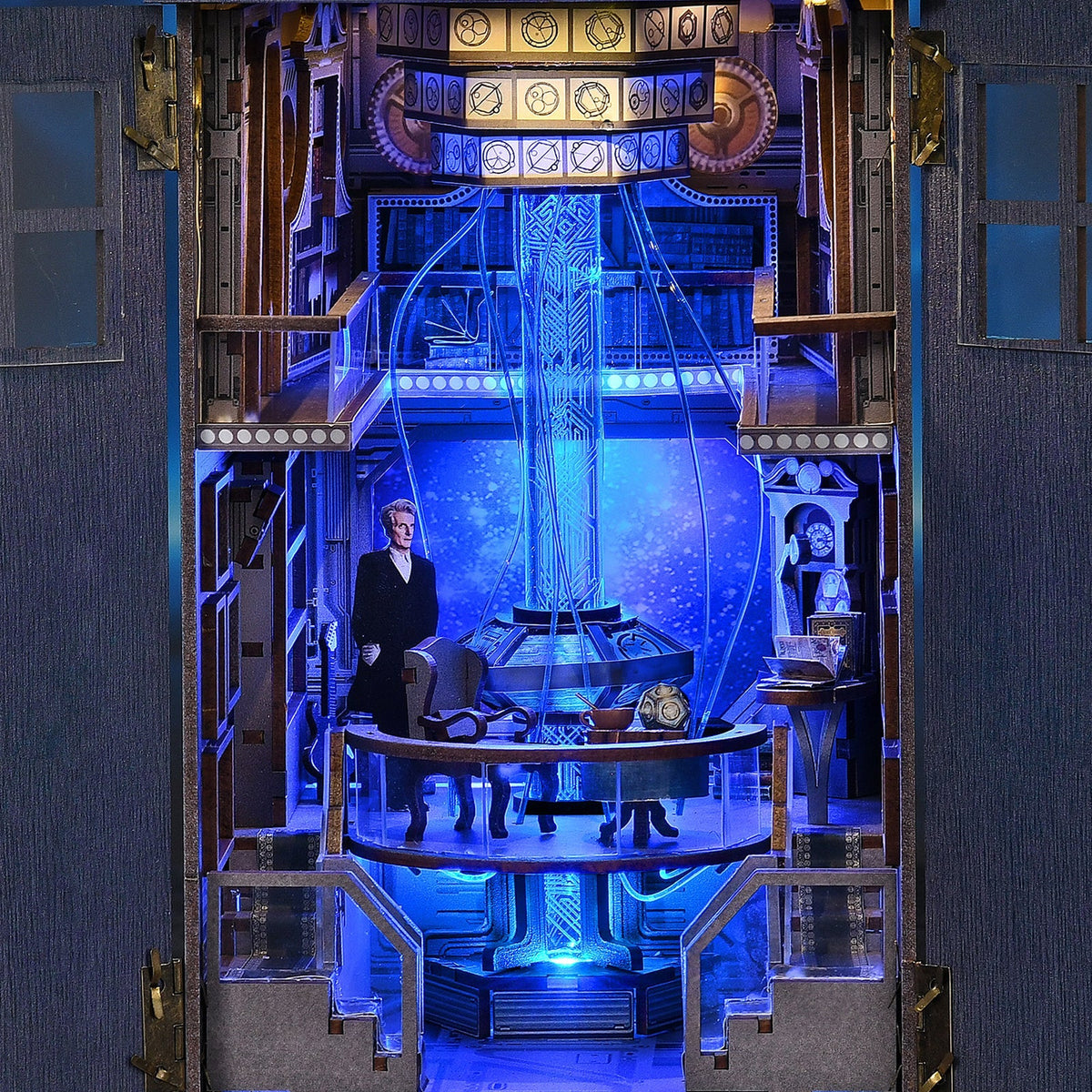Mysterious Blue Box DIY Book Nook Kit