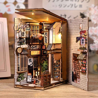 Japanese Alley Cat DIY Book Nook Kit