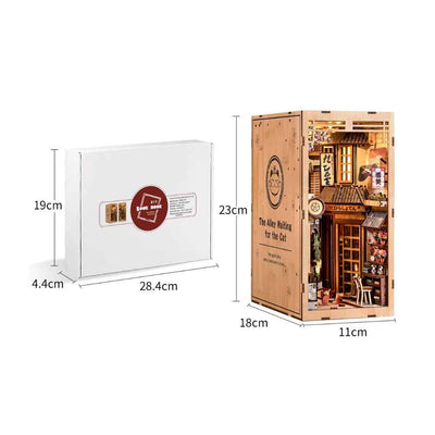 Japanese Alley Cat DIY Book Nook Kit